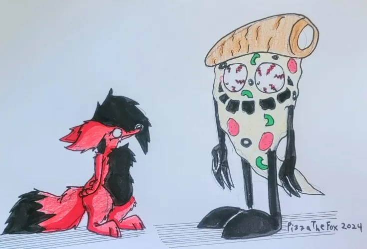 Thumbnail The Spooky Pizza Creation by PizzaTheFox20 in the Furry Realm