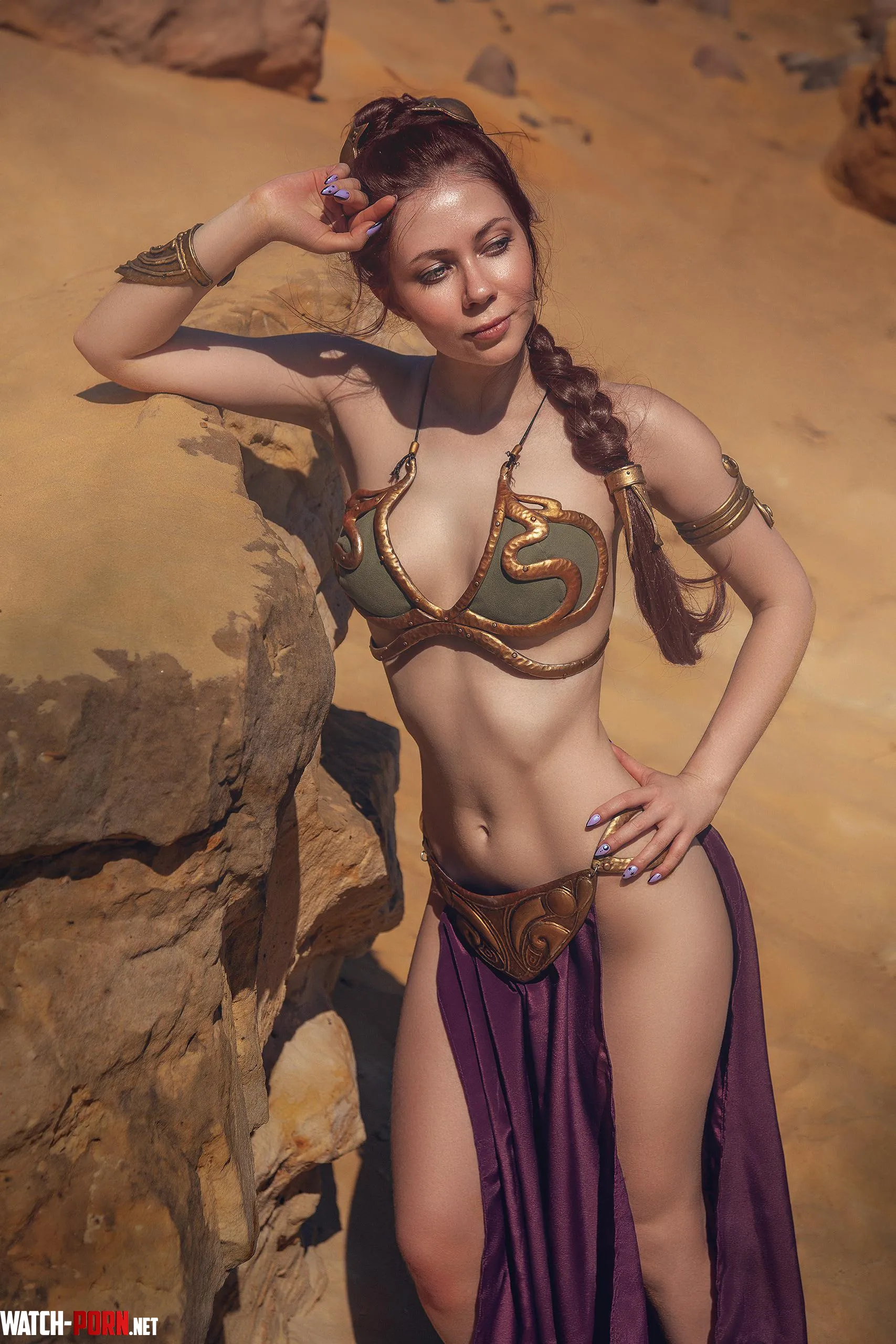 Slave Bikini Leia by TonyGrey by andrewhitc