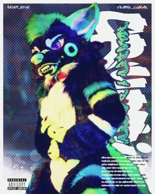 Thumbnail Eye-Catching Fursuit Poster by crypticlupine | GH0ST_8765