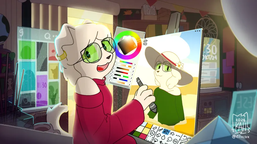 Thumbnail Cloudy6621's Digital Artist Showcase in the Furry Community