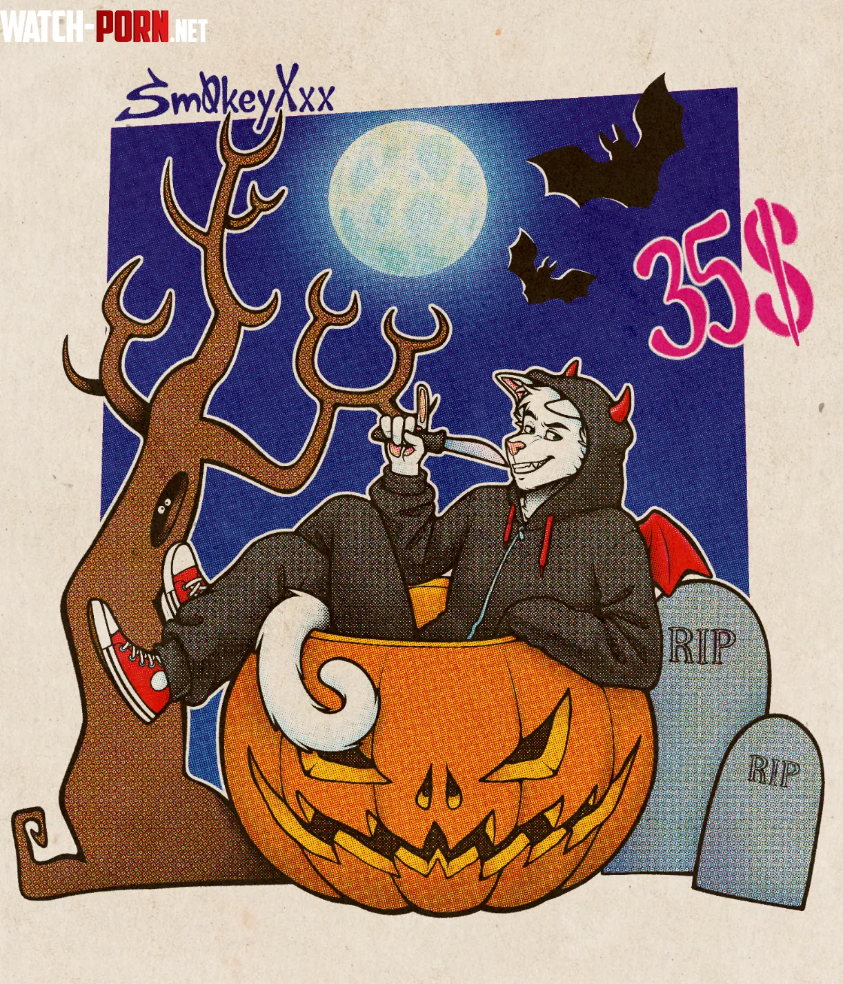 Halloween YCH by Sm0keyXxx