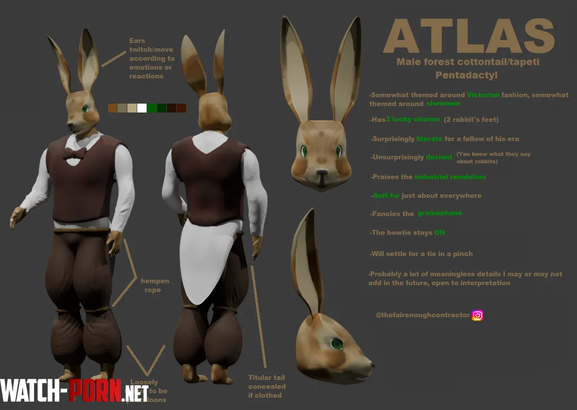 Made my first reference sheet Partly because its the first model acceptable enough to get one by FairEnoughContractor