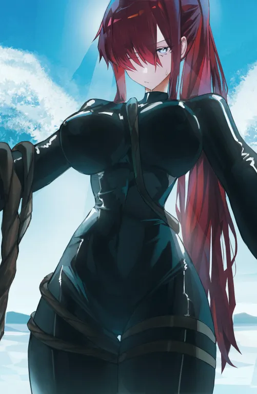 Thumbnail Discover the Allure of Wetsuit Redhead with CheetahSperm18 in animebodysuits