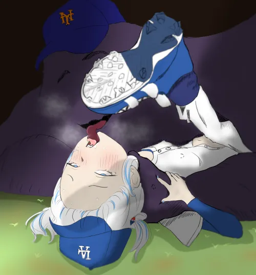 Thumbnail Gawr Gura OneKingInHeaven Hololive Rule34 Art - Grimace Collaboration