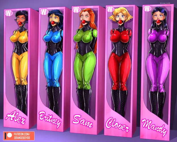 Thumbnail Totally Spies Orangeboy88 Rule34 Quiz - Choose Your Spy!