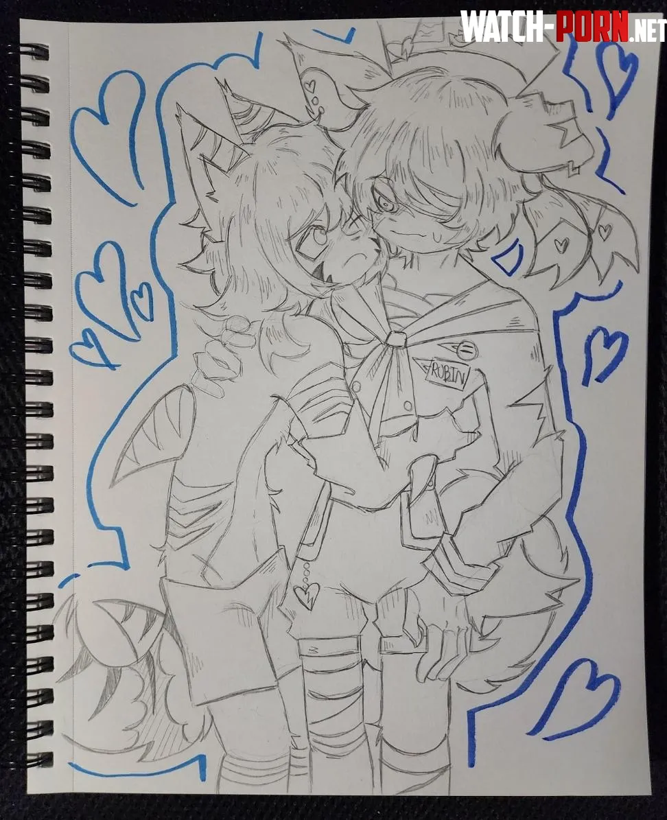 HuskyShark and the Dawg Sailor  by SumiZuki24