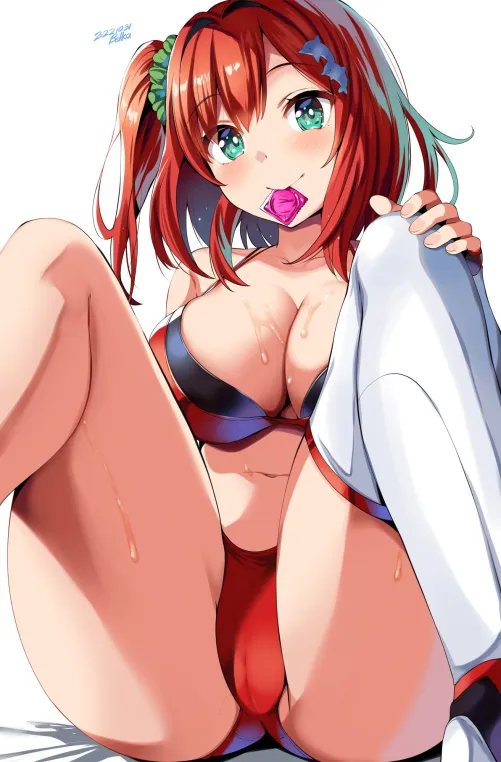 Thumbnail Sakimiya Iruka's Erotic Photoshoot - Dive into swimsuithentai with ecchi_neko