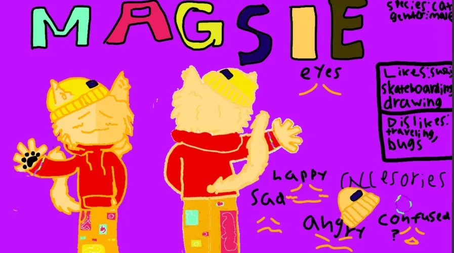 Thumbnail First OC Ref Sheet Review by CroissantKitteh | Furry Category