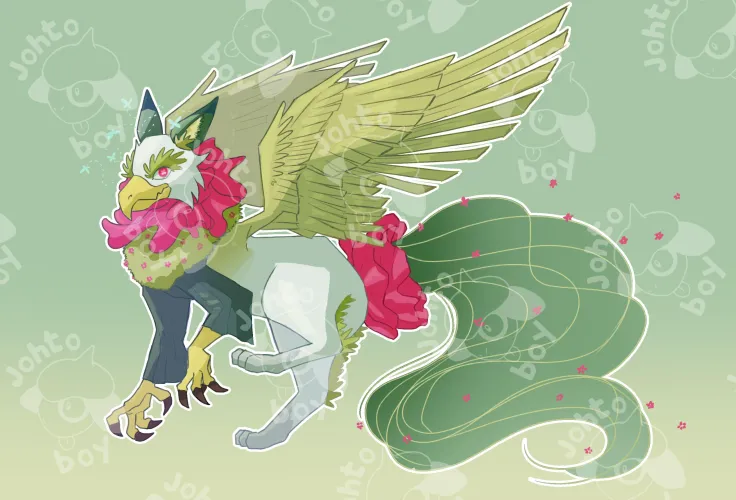 Thumbnail Nature Spirit Gryphon Adoptable - Link in Comments by FlamingoImportant675