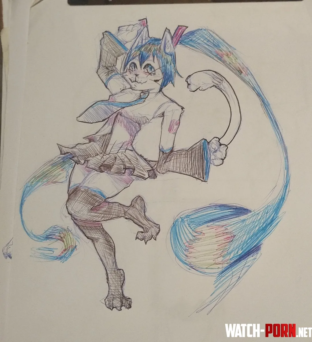 Hatsune miku  by Muri_Furry