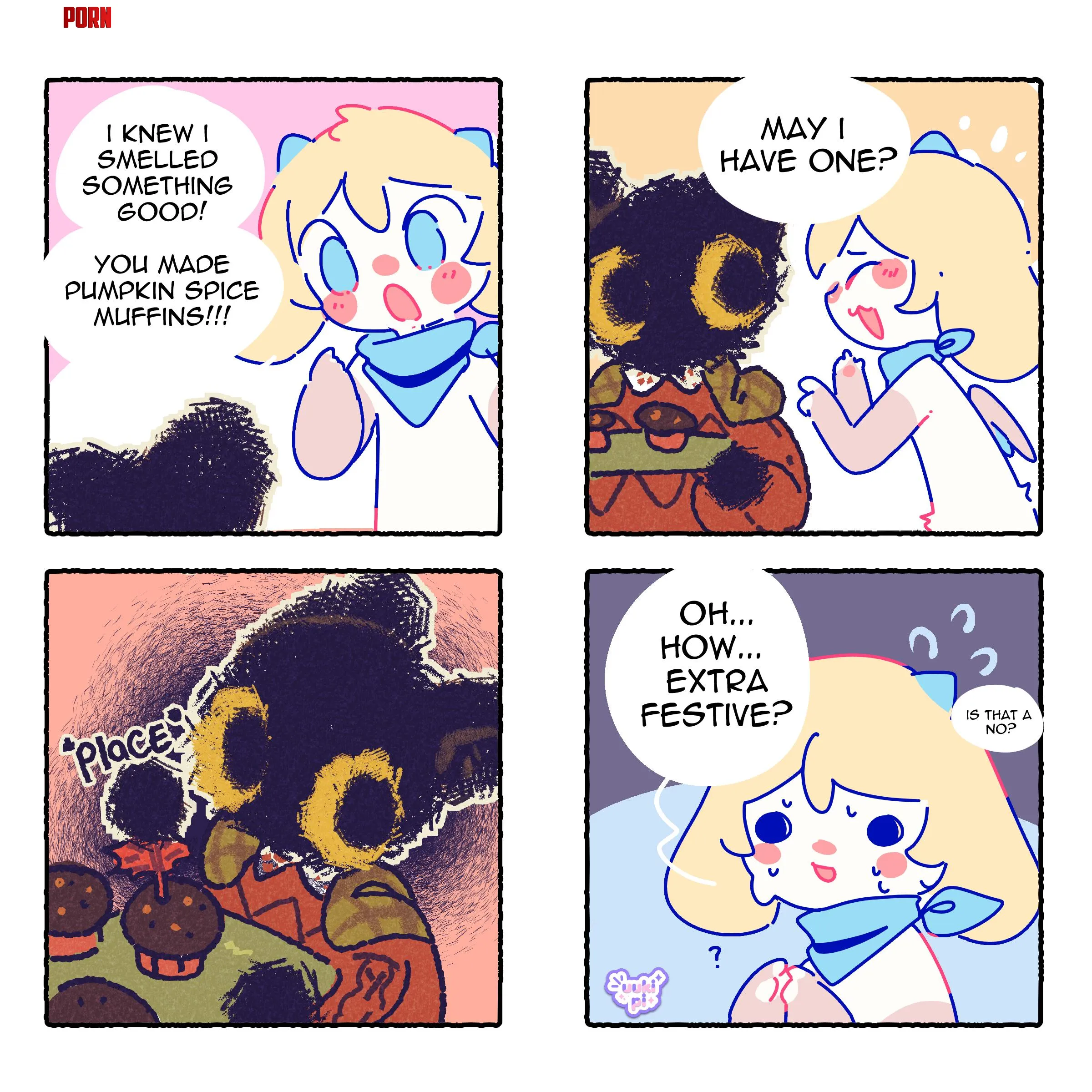 leaf added for extra cronch comic by uukipi by Uukipi