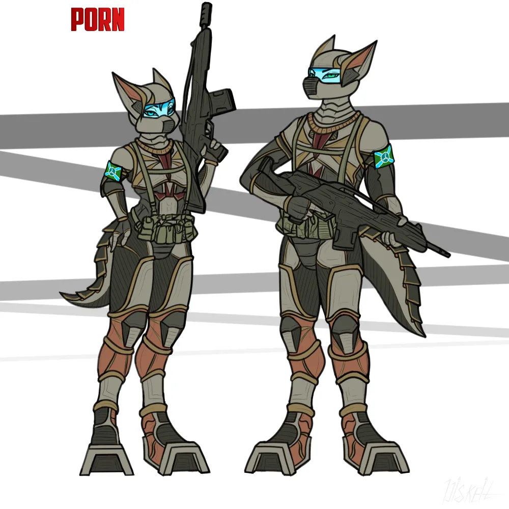 Alien furry species part 2 by Fox_Marine_OwO