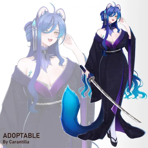 Thumbnail Raiju Samurai: Beeliame | MonsterGirl Category