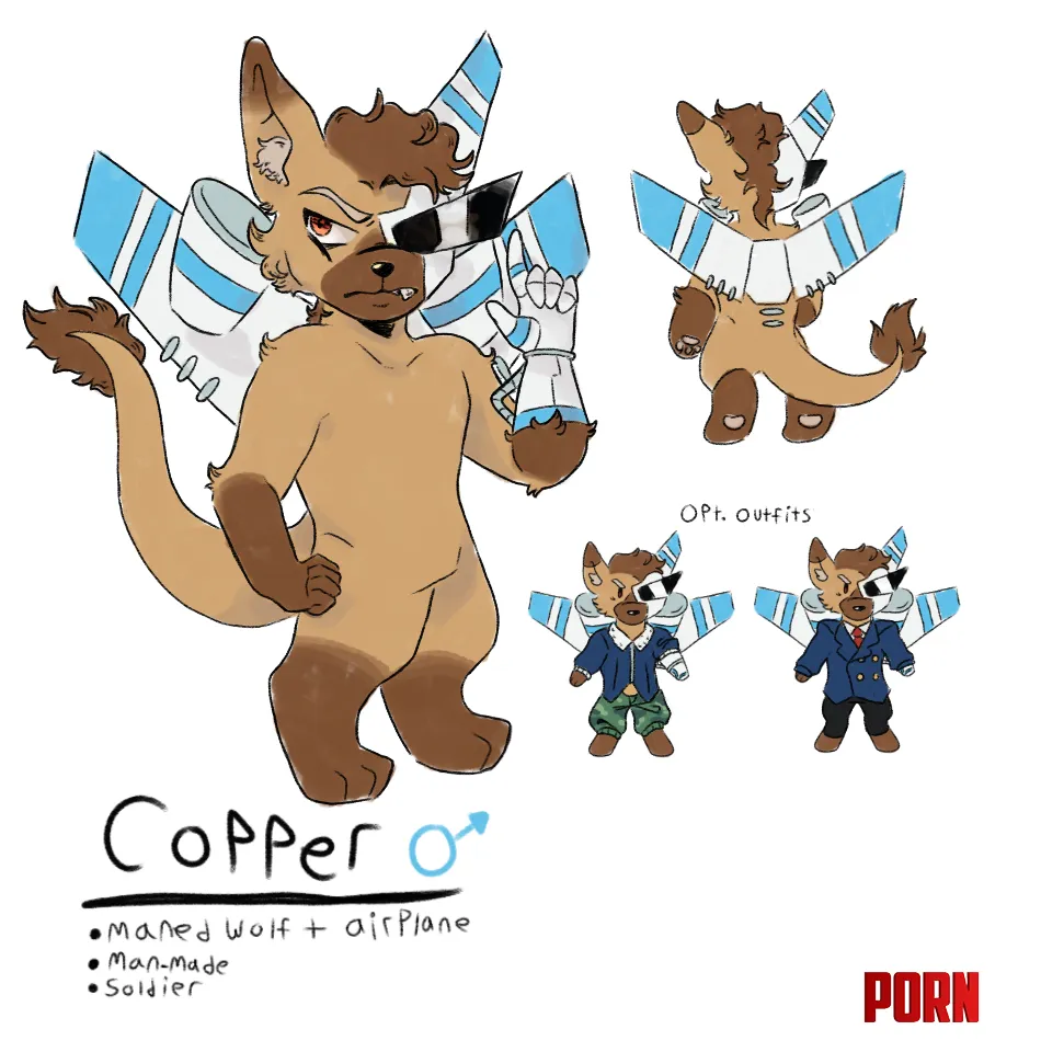 Does anyone want to art trade Heres my fursona who Id like drawn by blenderquestioner