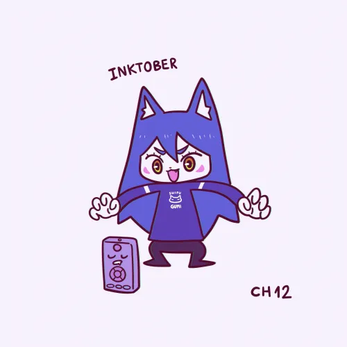 Thumbnail Shifugumi's Inktober 12 Remote Art | Furry Creativity