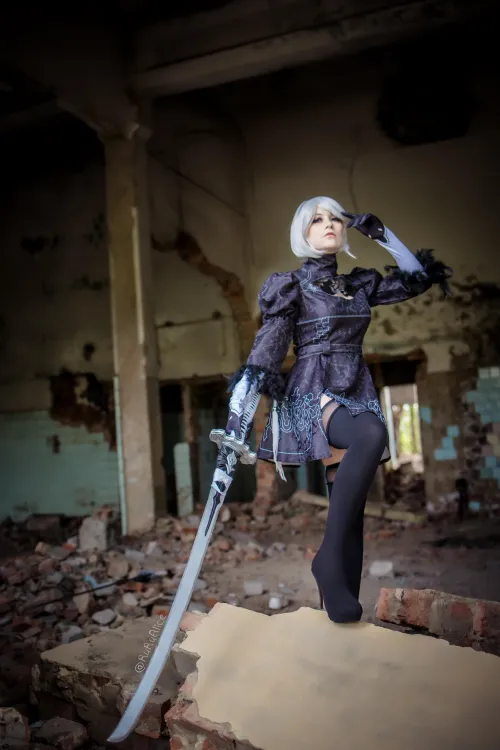Thumbnail RuRuAlice's 2B from Nier Automata Cosplay: A Masterpiece