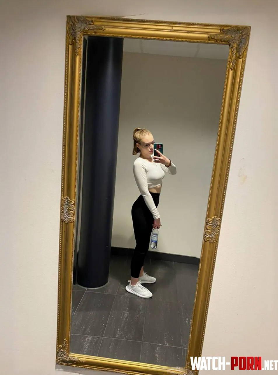 Nothing better then looking at a busty girl at the gym by Sweetie__Pie0