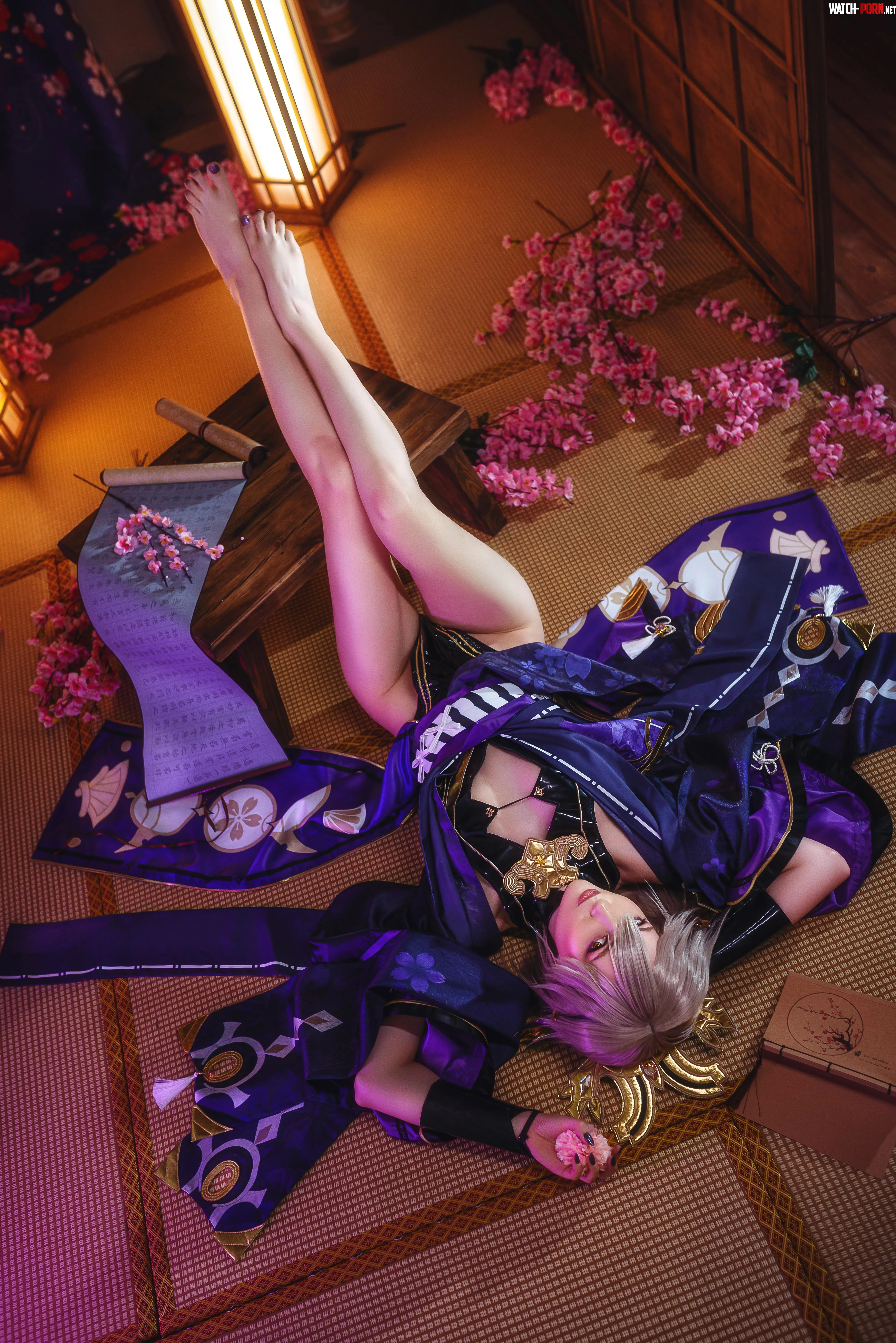 Yae Miko alt dress cosplay by BellatrixAiden by bellatrix_aiden