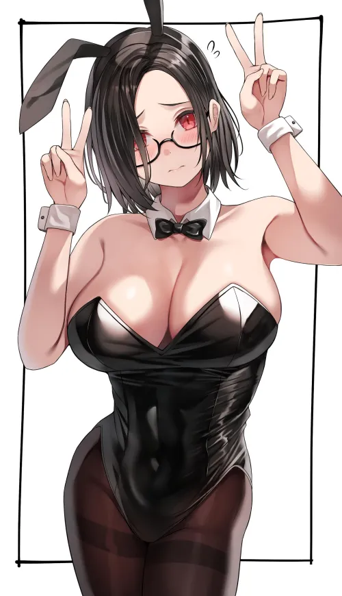 Thumbnail Shy Bunny with Glasses: Unveiling Anime Charm - CheetahSperm18
