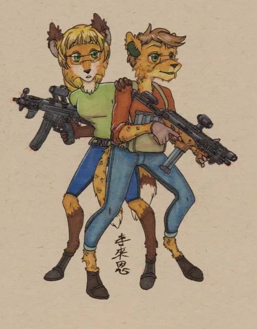 Thumbnail Gun Day Sunday 208 Art by Pyre_Vulpine - Must-See Furry Creation!