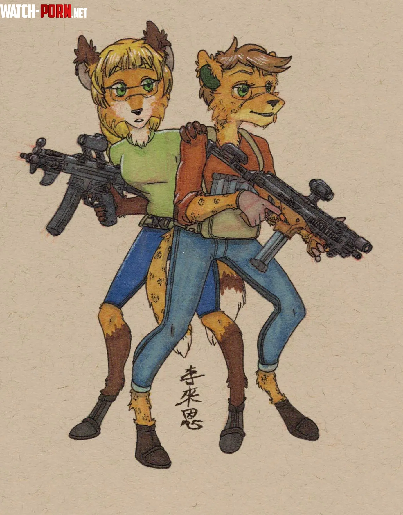 Gun Day Sunday 208 Art By Me by Pyre_Vulpine