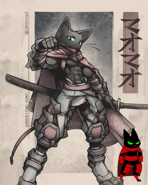 Thumbnail Adorable OC Animestyle Mao Mao Drawing by Art_Dei_Tech