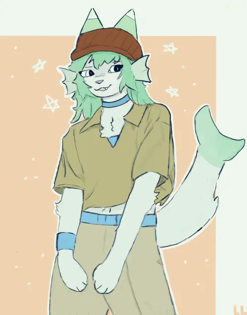 Thumbnail Gift Art for a Friend: Thegreatl0's Heartwarming Furry Creation