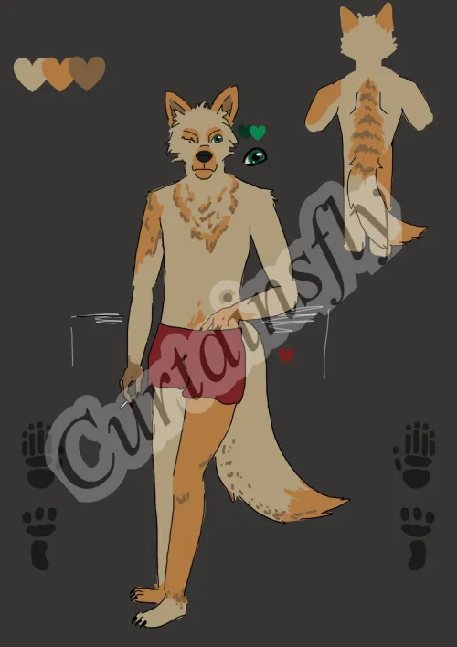 Thumbnail Curtainsfly's Intriguing One-Eyed Wolf Creation