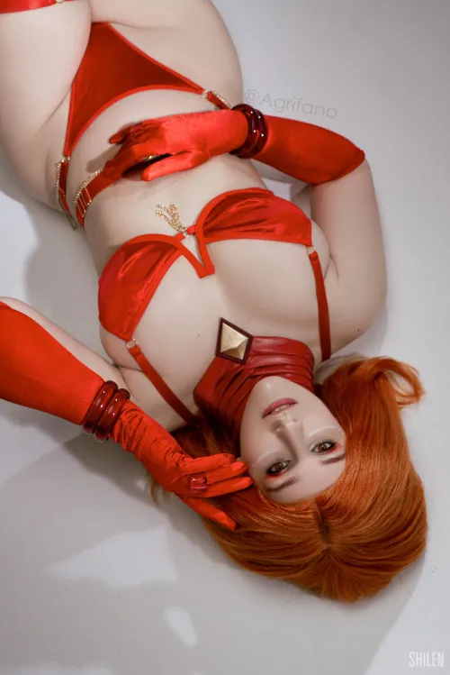 Thumbnail Miss_Agrifano's Lina from Dota2 Cosplay: A Stunning Recreation