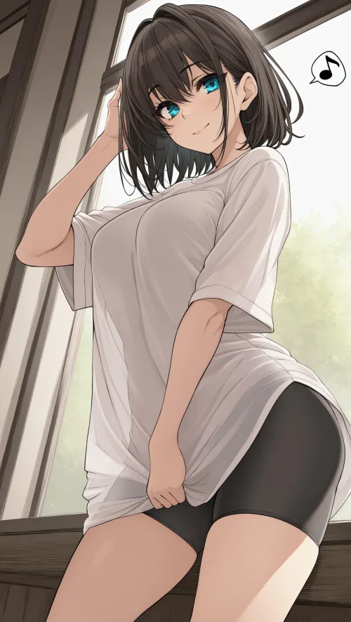 Thumbnail Baggy Shirt Fashion Statements in Thighdeology