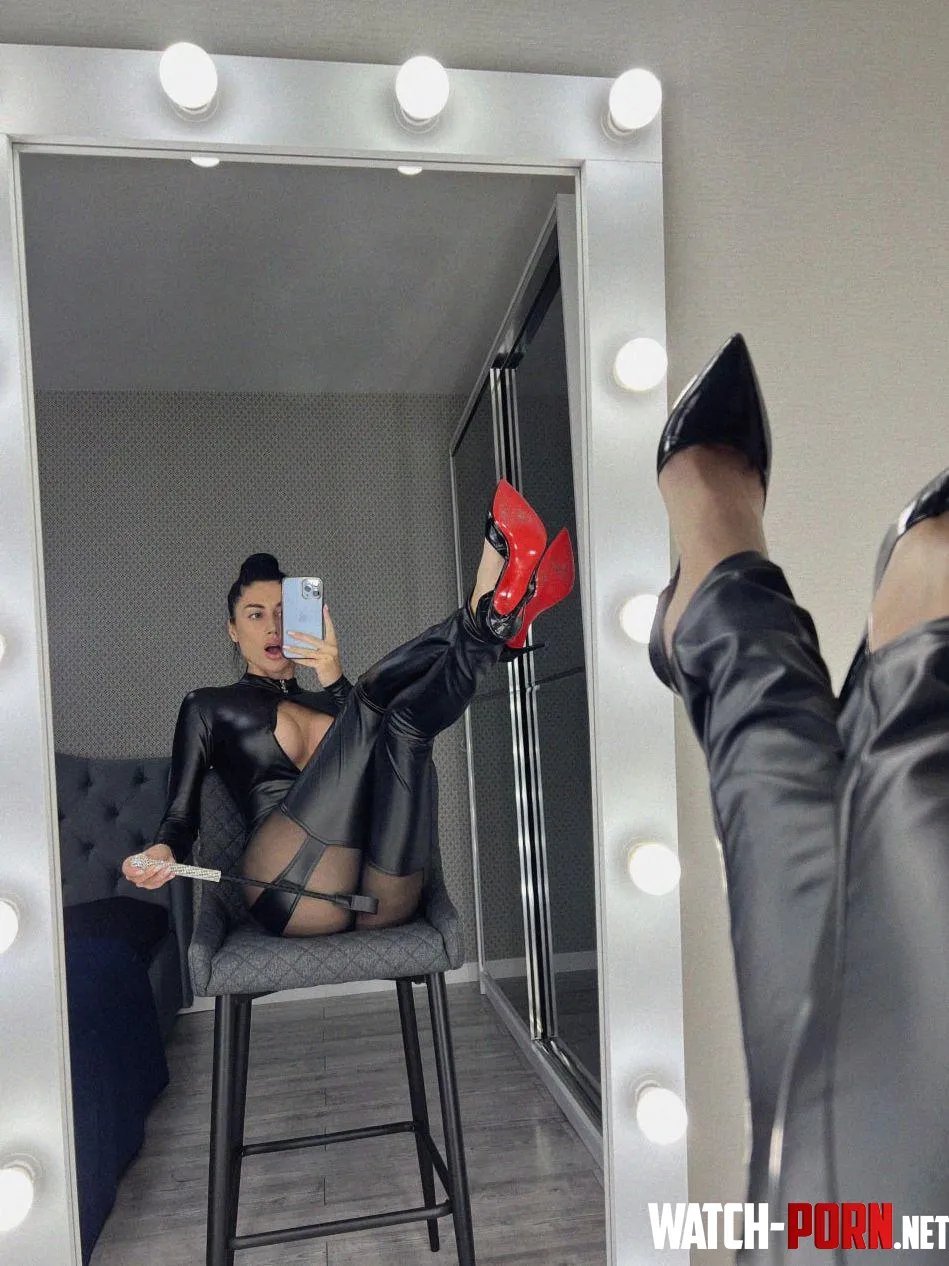 I love the combination of latex and heels on my body by AntLeading7511