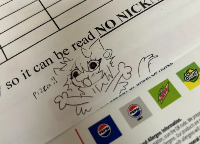 Thumbnail Playful Furry Doodle Adventure at Pizza Hut