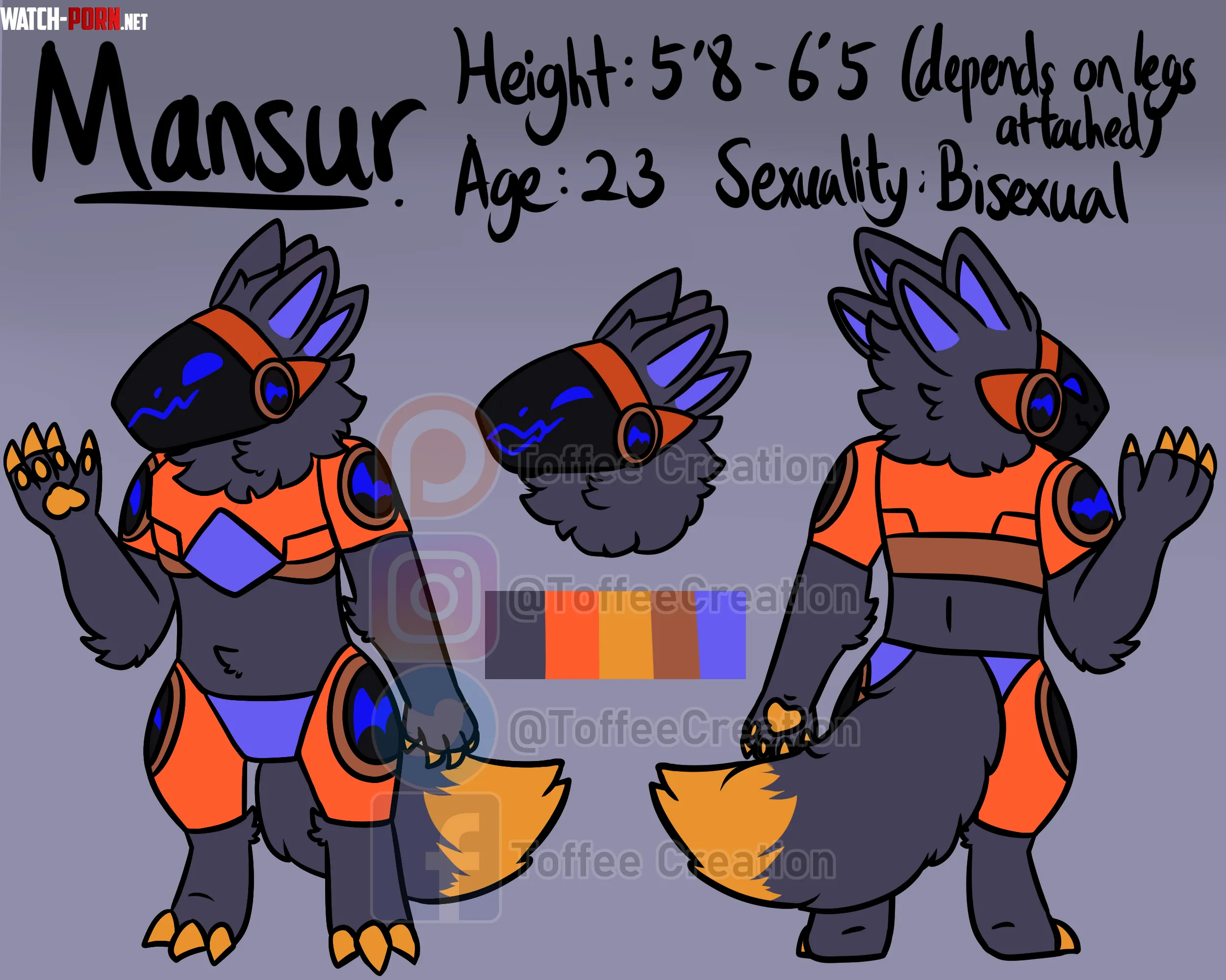 An old reference sheet workn by ToffeeCreation