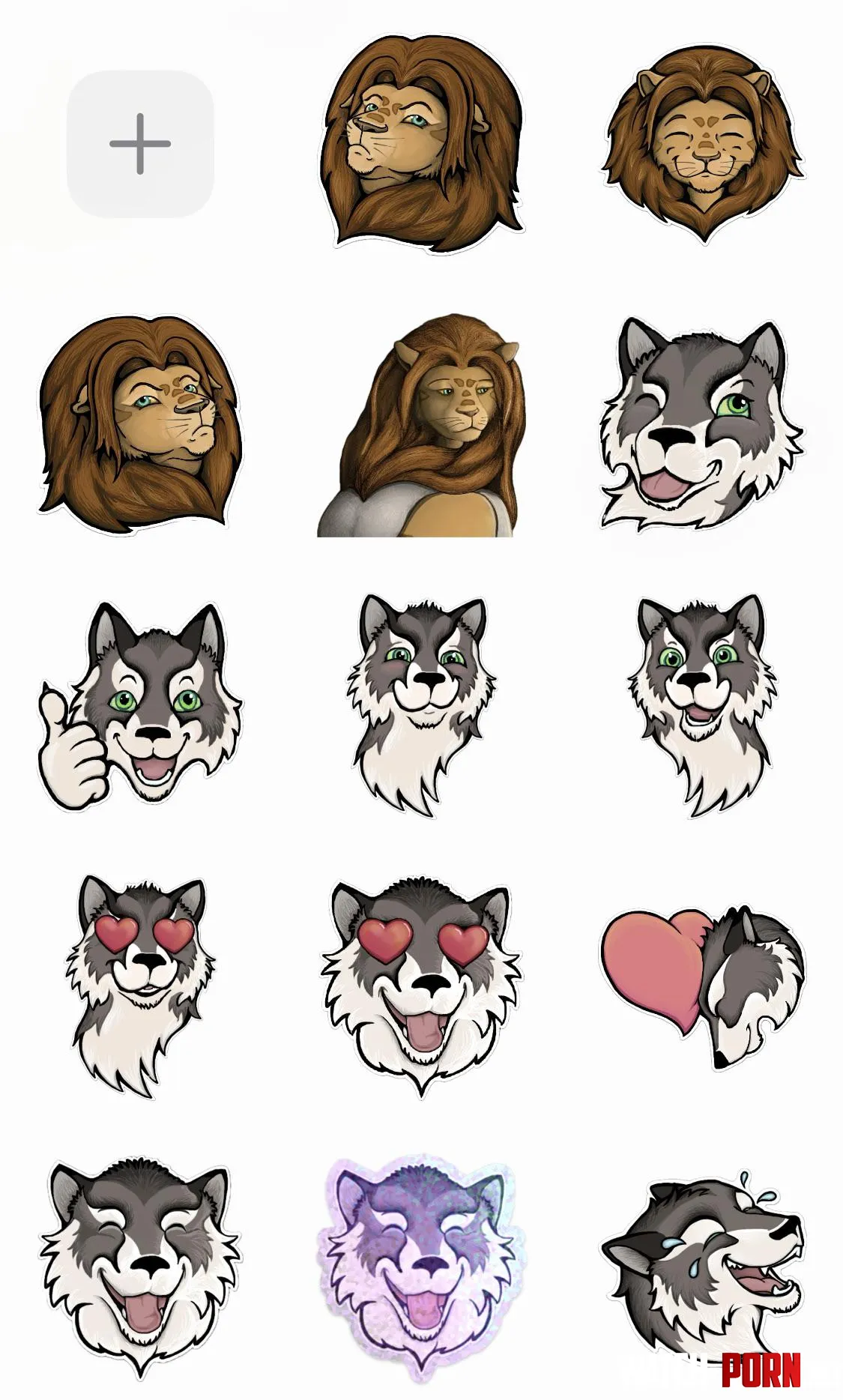 Emote Stickers by ChequeRoot