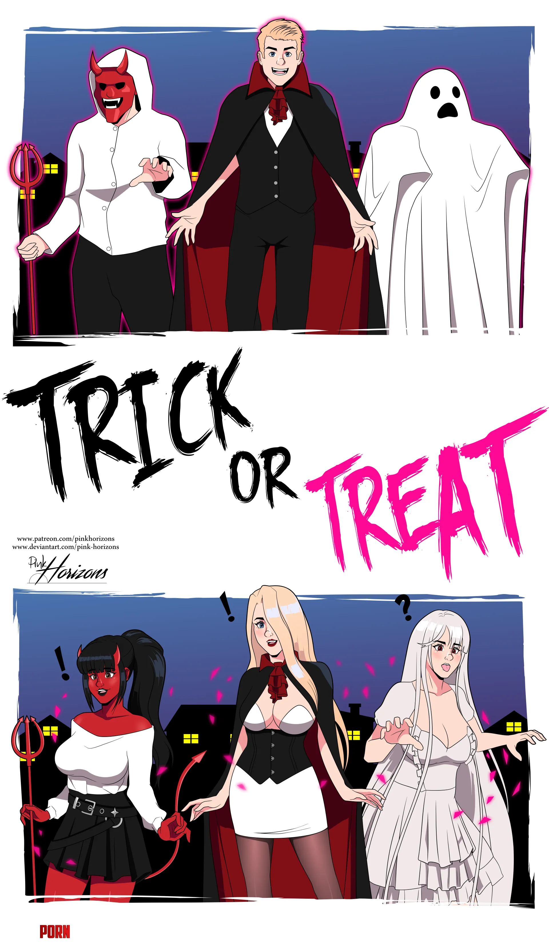 Trick or Treat M Hhuman gt F Hhuman by courier5995