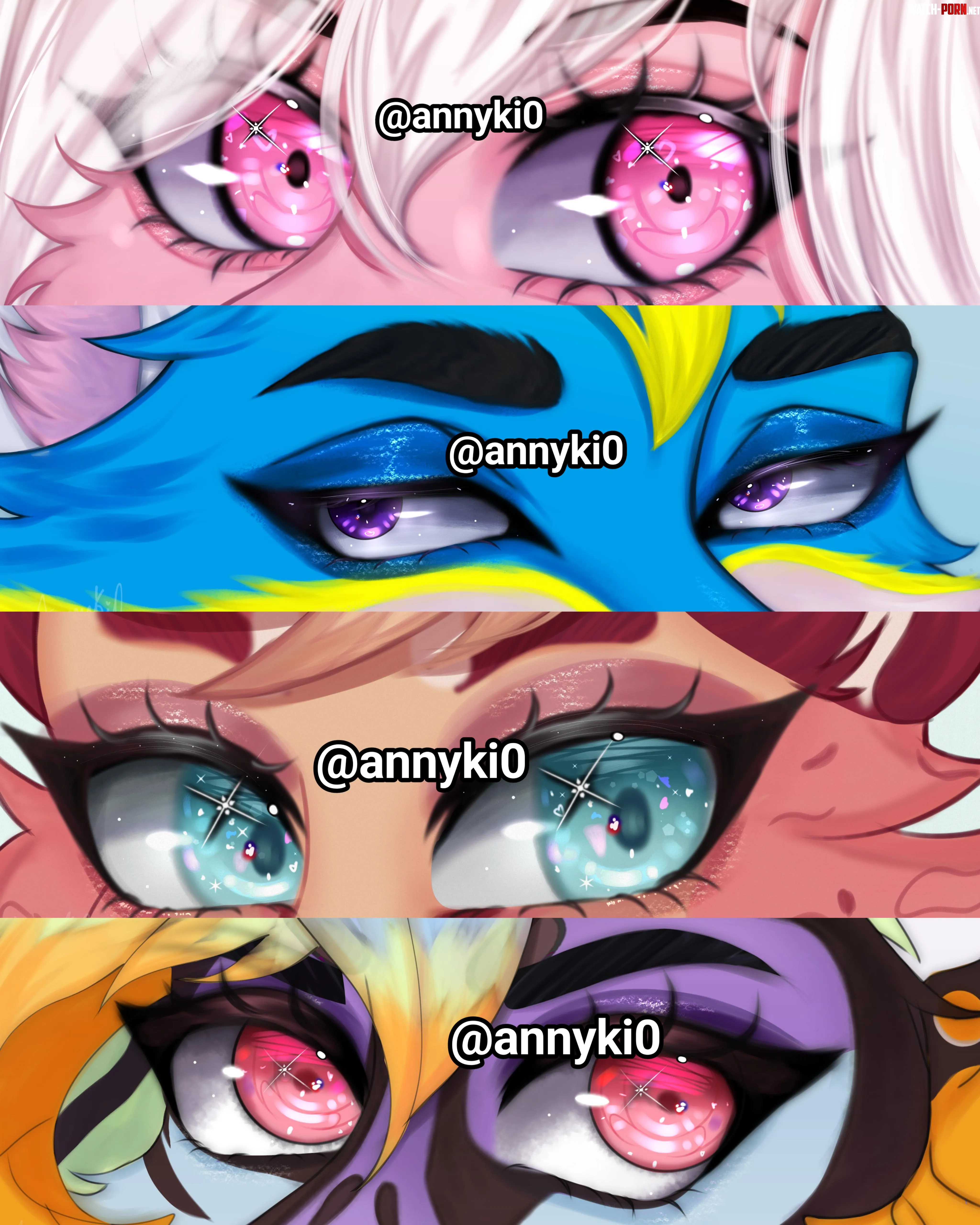 Furry eyes commissions Interested DM me info in comments by Annyki0