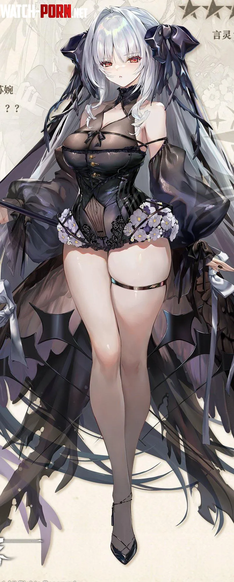 August cute thigh band Azur Lane by MindlessCell22