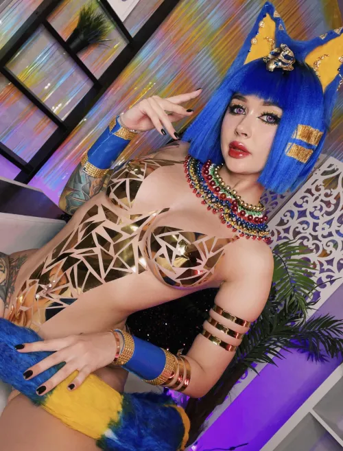 Thumbnail Delight in Purple Bitch's Ankha from Animal Crossing