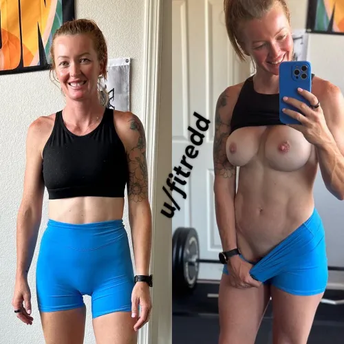 Thumbnail fitredd: Curiosity Unveiled: What Lies Beneath the Gym Mom's Attire | OnOff