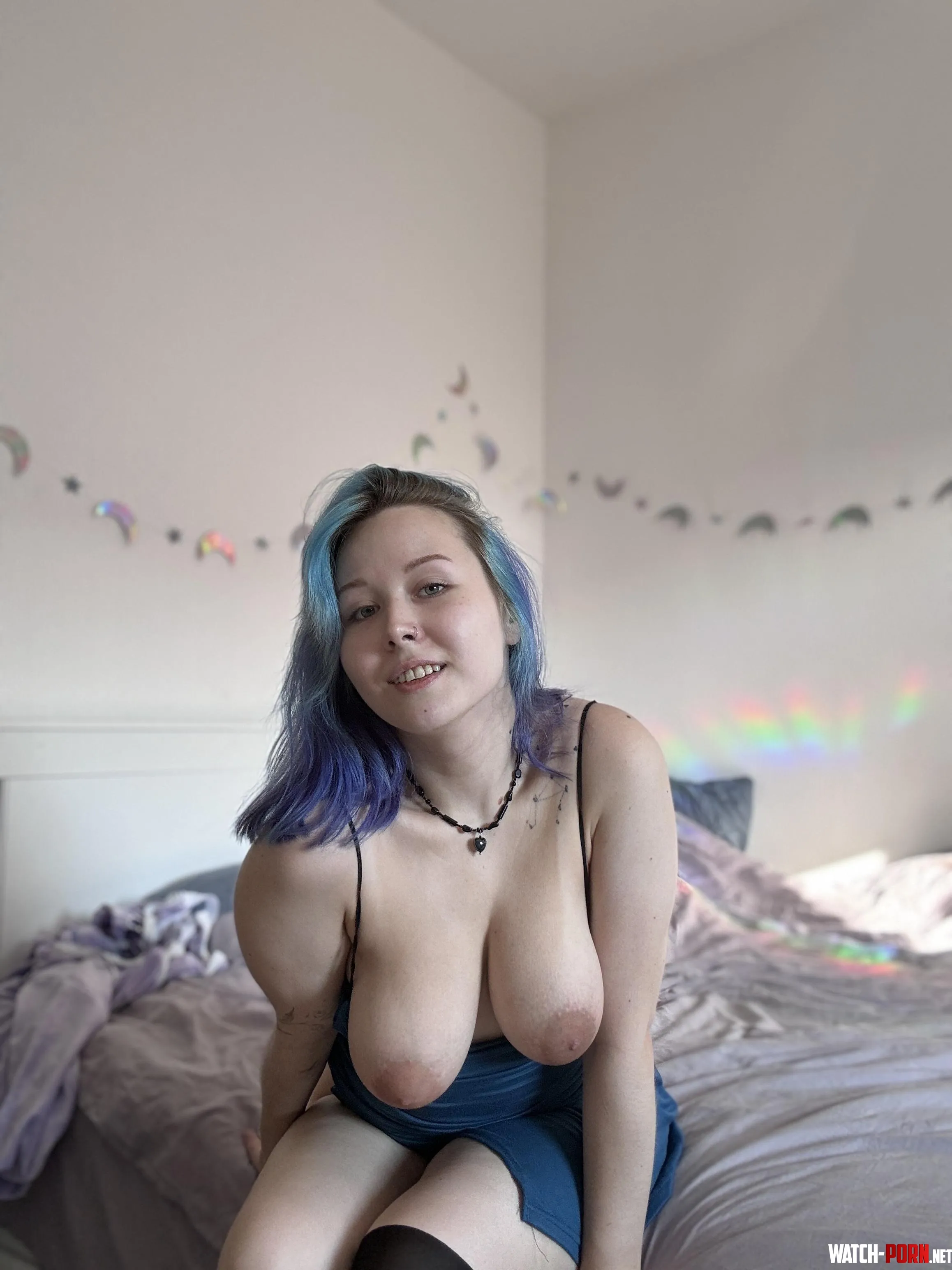 Goth mommys here lick my nipples  by mooncat_blue