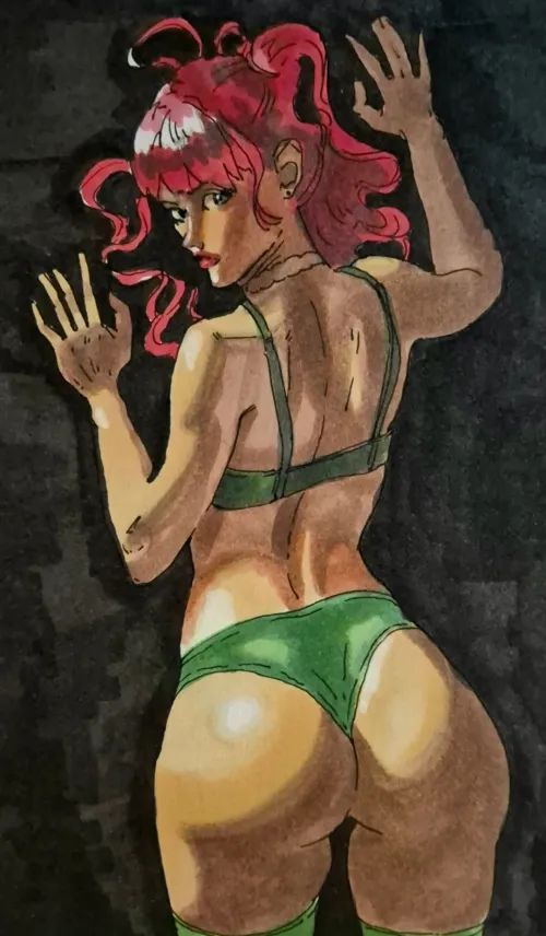 Thumbnail El_Eli Captures the Grace of Marker Girl Gracillis in Thighdeology