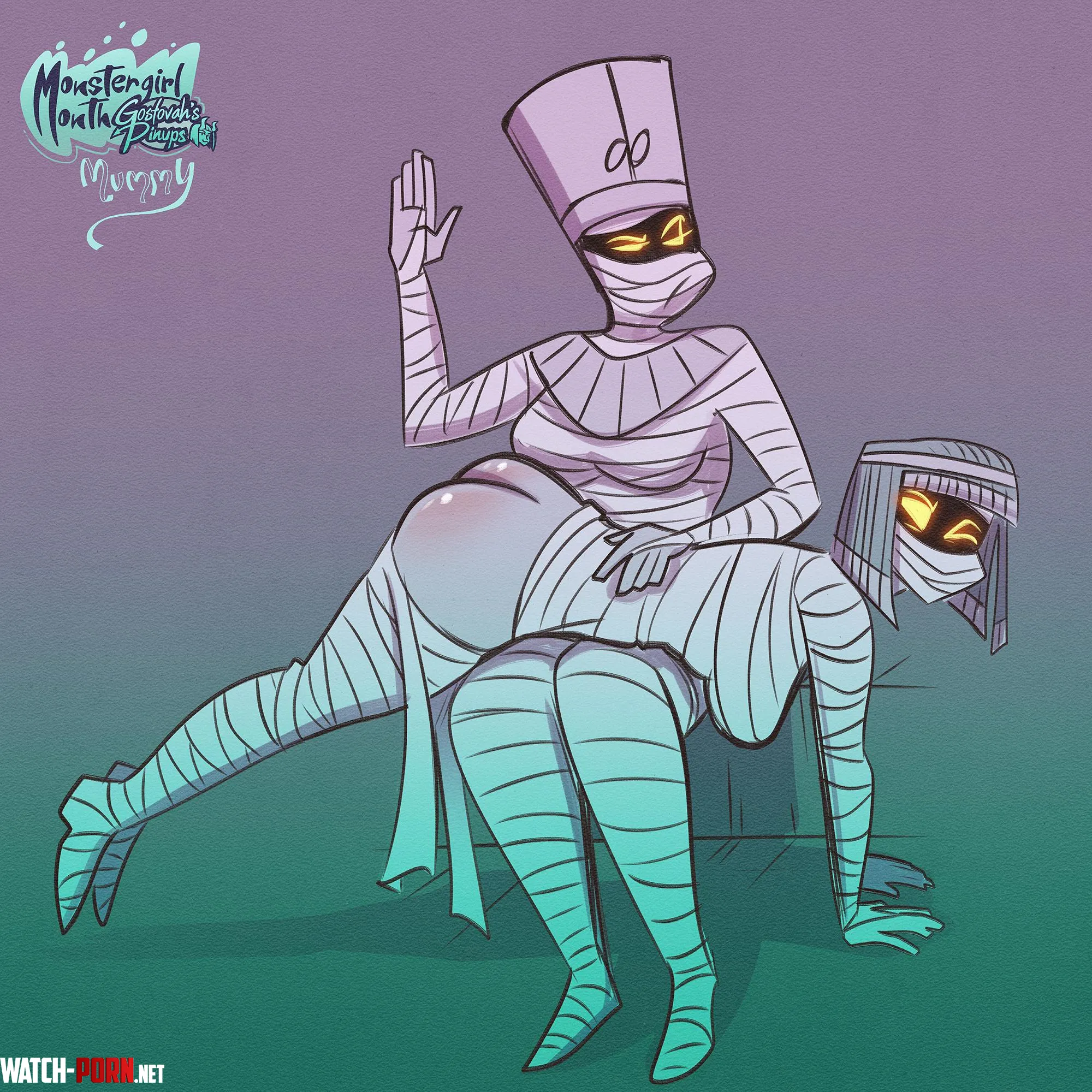 Monstergirl Month Day 13  Mummy by gostovah