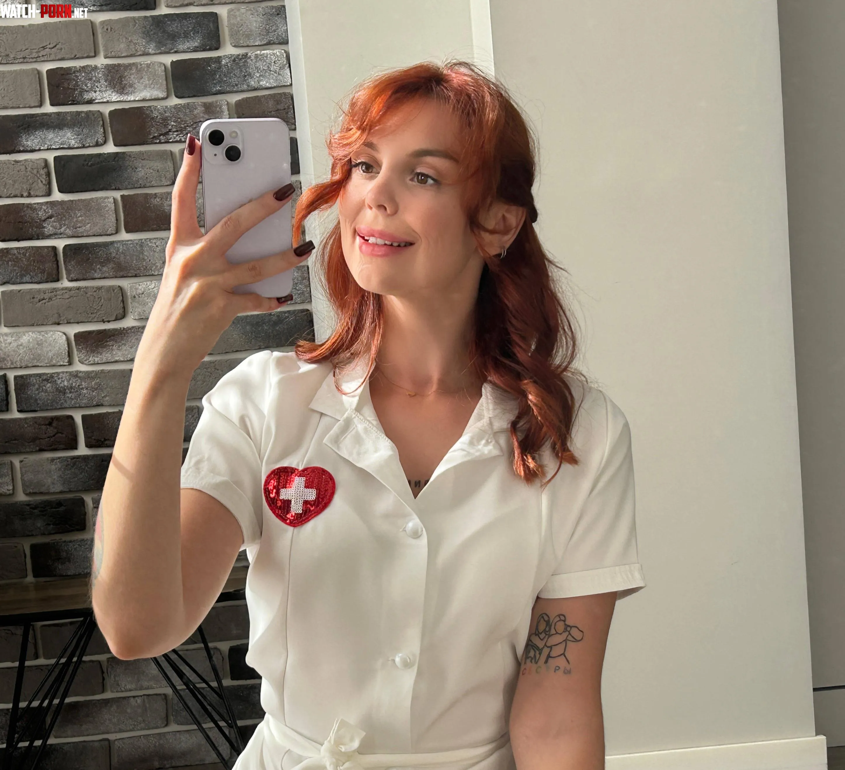 This nurse has a somthing funny for u by cuttehandsome