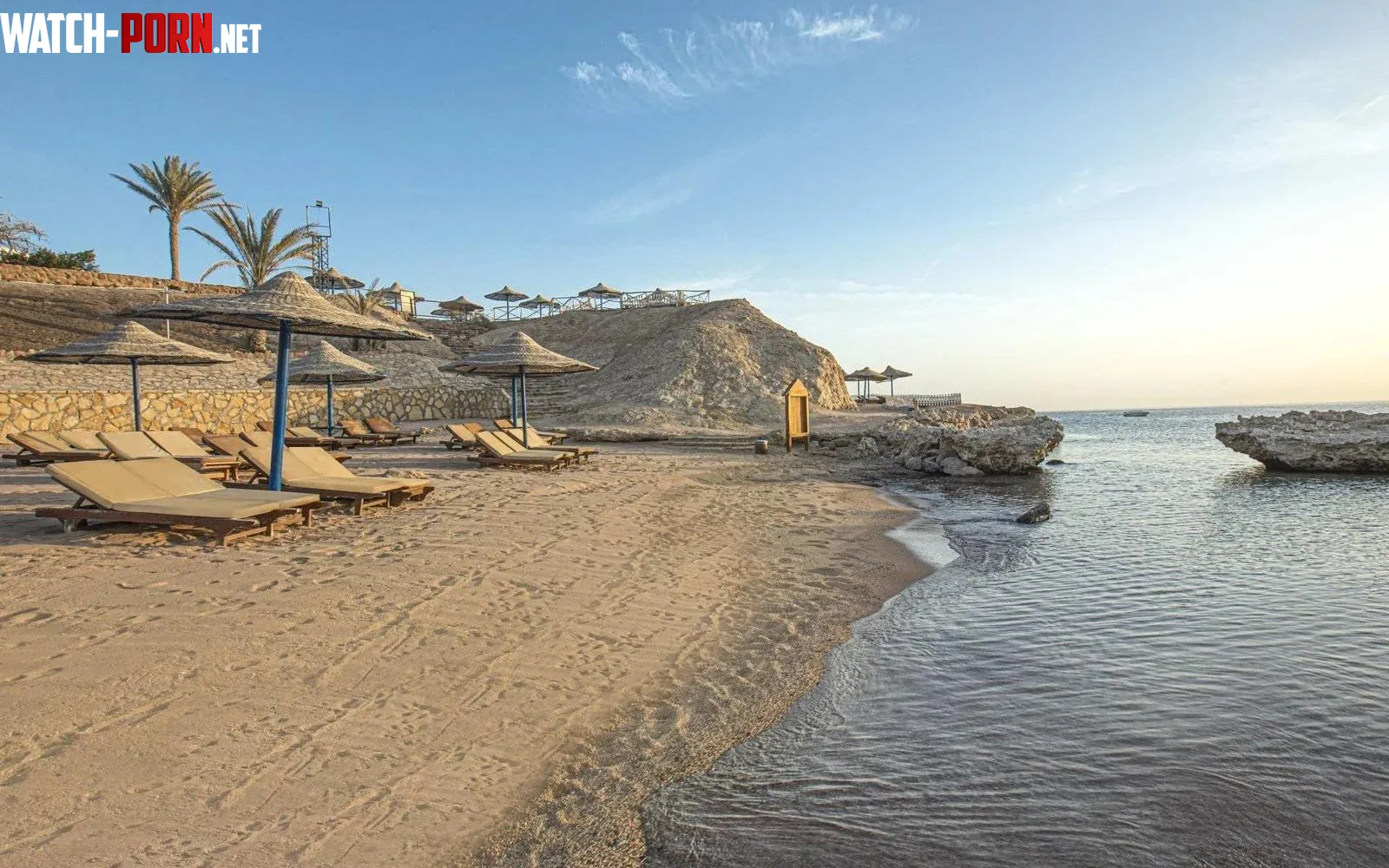 Beautiful sandy beach in Egypt by Tangcityshop