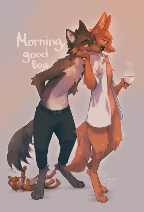 Thumbnail Morning Inspiration: Artistic Expression by Bonkers_Reee in the furry World
