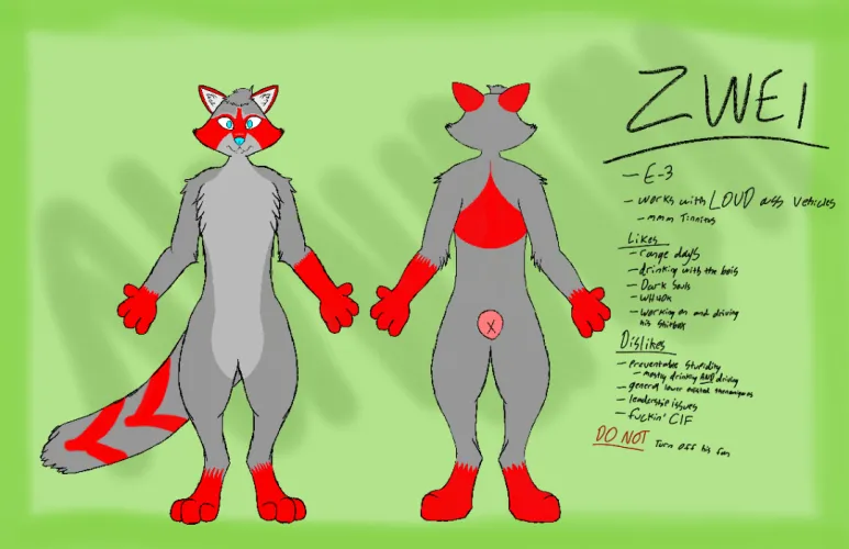 Thumbnail PpicaroO Redesigns Furry Character: 4 Years in the Making
