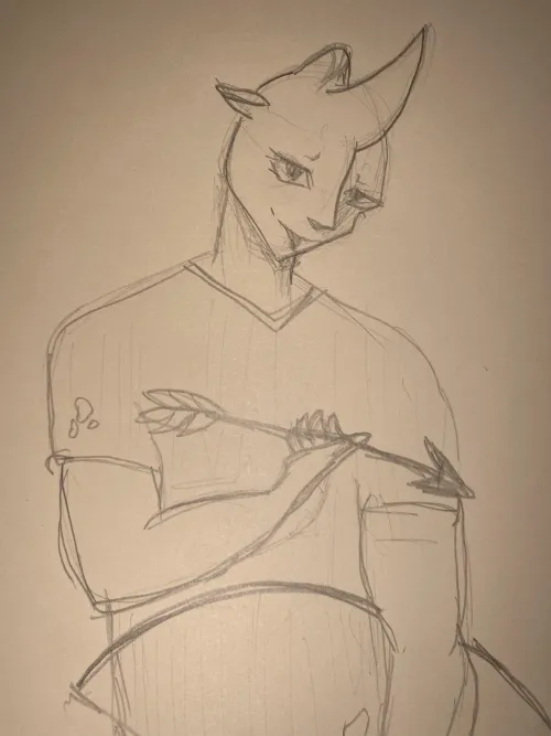 Thumbnail Bloodnyph's First Ever Furry Drawing: A Beginning