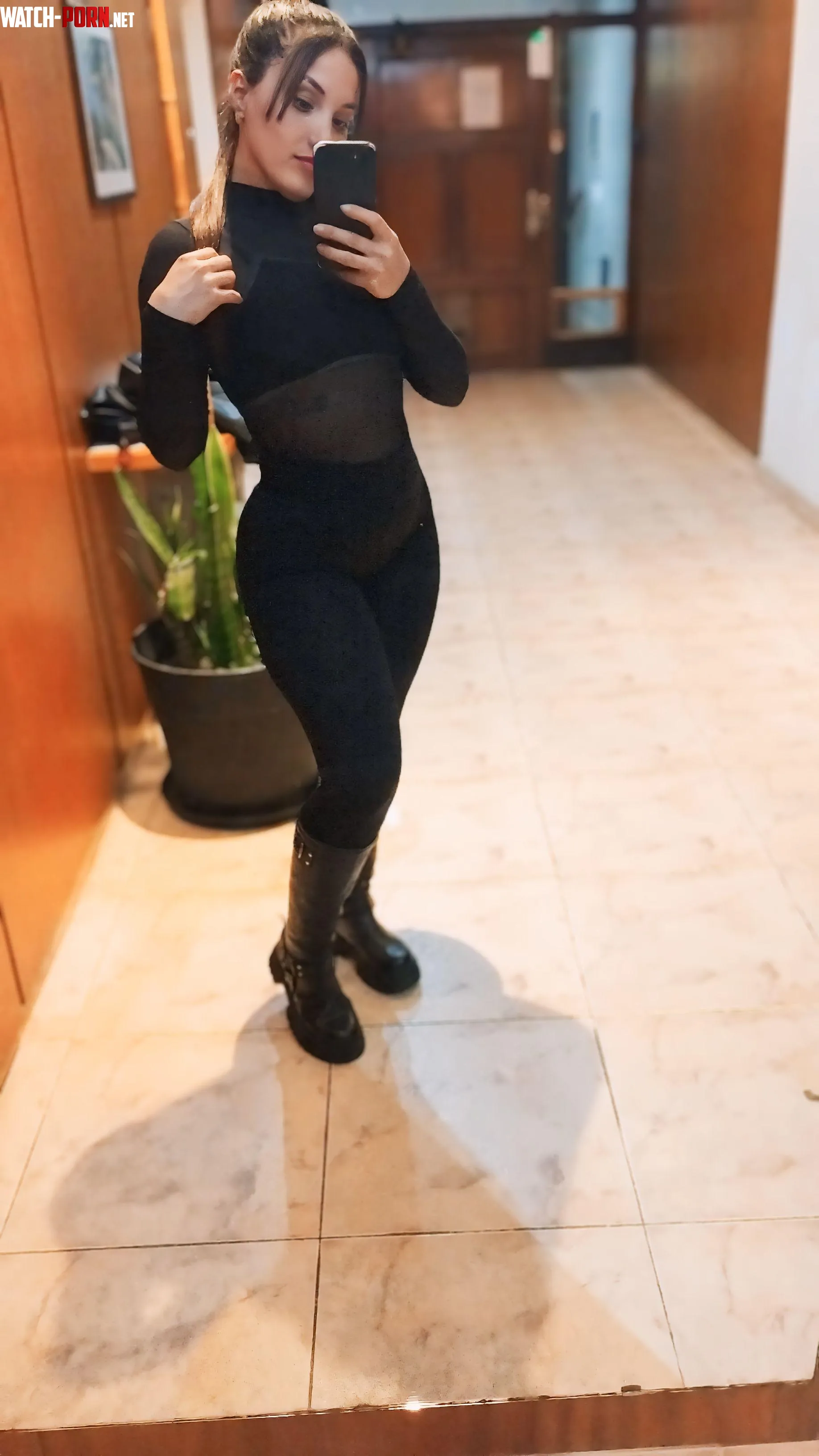 A black top is great  by Party_Mirror5090