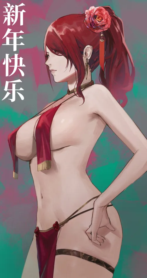 Thumbnail Mitsuru's Allure: Beauty Unleashed in Thick Hentai by Terran117