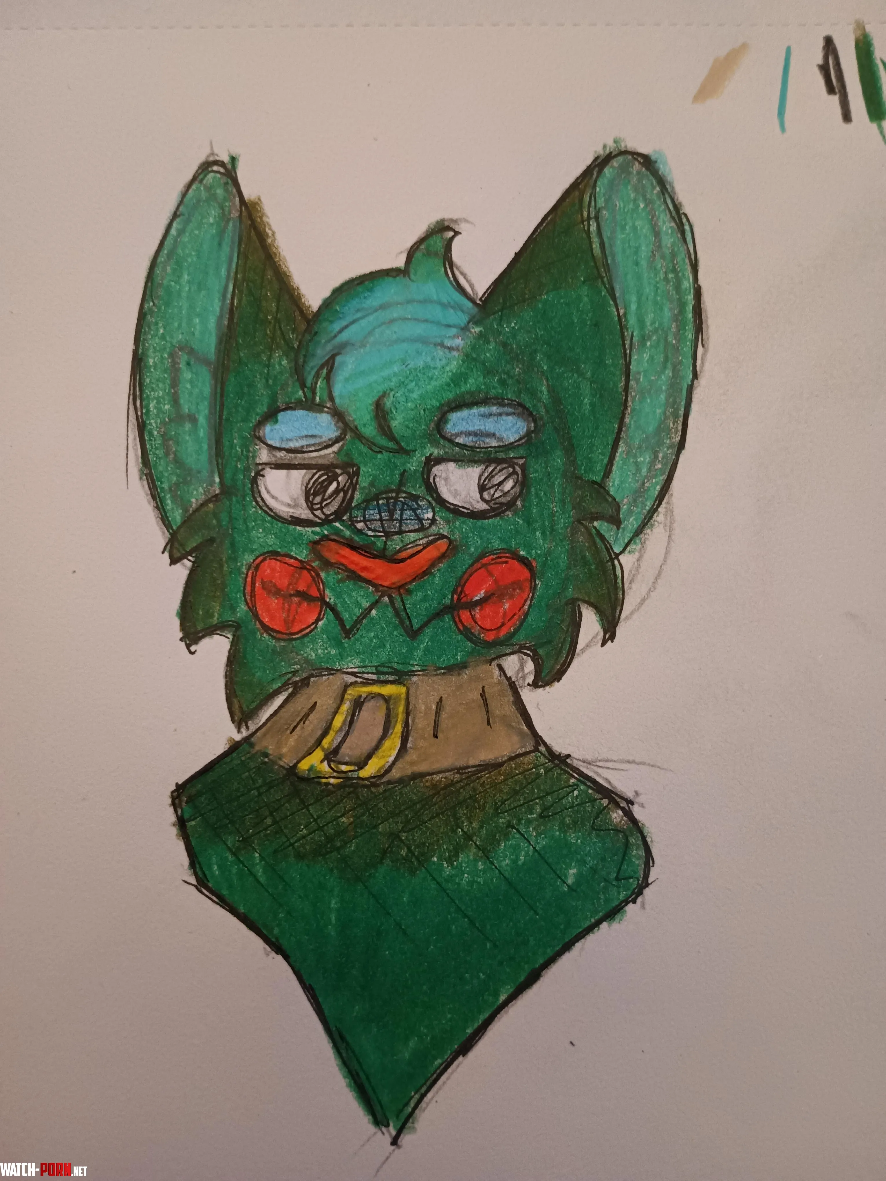 Random doodle of my fursona 3 by SekoBean